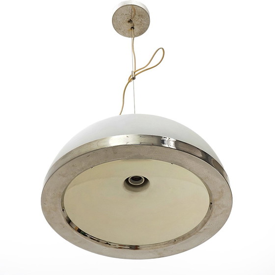 Image 1 of Opaline glazen kroonluchter van Pia Guidetti Crippa voor Lumi, 1970