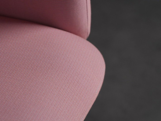 Pair of Switch Low Office Chairs by Stefan Scholten for Puik Design, Netherlands, Textile, Pink (photo 9 of 9)
