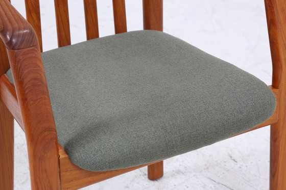 Image 1 of Sedia Dyrlund vintage in teak degli anni '60| poltrona mid-century anni '70 | sedia da cucina retrò #06-49