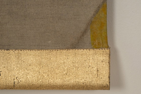 Image 1 of Bemaltes Leinwandbild mit der Darstellung einer Frau aus den 1950er Jahren. Zeitgenössisches Werk.