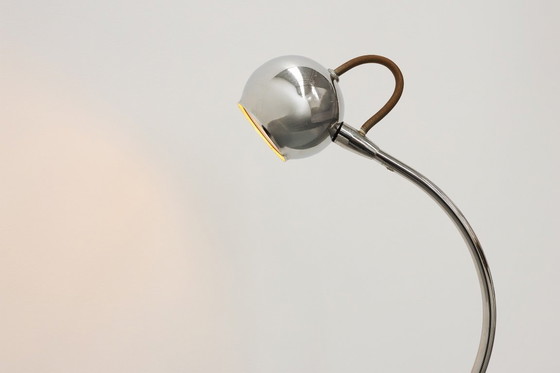 Image 1 of Lampada da terra cromata di metà secolo di Nordlux, Danimarca, anni '70