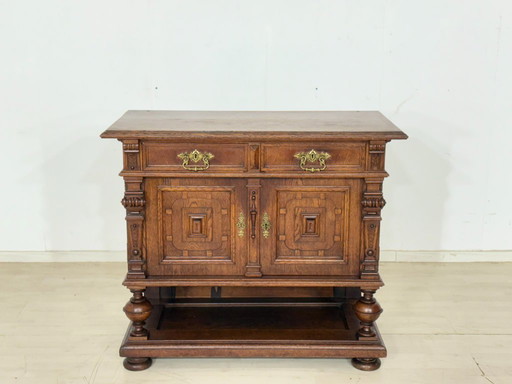 Gründerzeit Vertiko / Kommode / Wohnzimmerschrank – um 1880