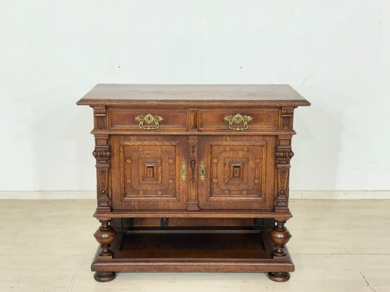 Image 1 of Gründerzeit Vertiko / Kommode / Wohnzimmerschrank – um 1880