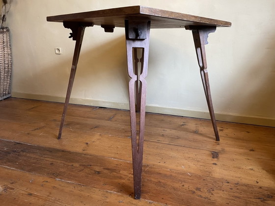 Image 1 of Table pliante vintage