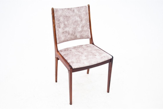Image 1 of Set van 6 teakhouten stoelen, Uldum Mobelfabrik, Denemarken, 1960