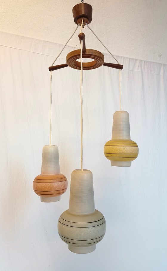Image 1 of Lámpara colgante escandinava con tres tazas