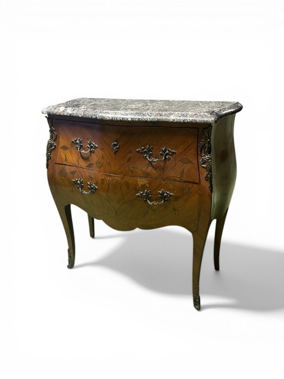 Image 1 of Louis XV style curved commode