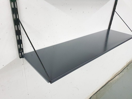 Image 1 of Metalen Tjerk Reijenga voor Pilastro boekenplanken, Nederland 1950's