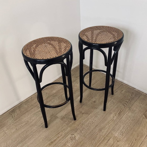 Image 1 of 2 Vintage Thonet style barkrukken jaren 70-80