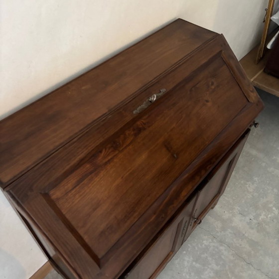 Image 1 of Ausklappbarer Sekretär aus Holz