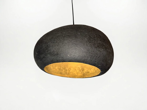 Ay Illuminate Pebble - polpa di carta riciclata, Lampade a sospensione, Altro, Nero, Organic Modern (foto 5 di 5)