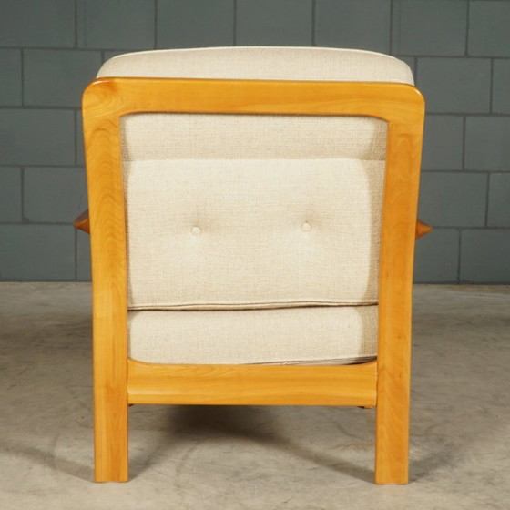 Fauteuil danois vintage – Noyer – Années 1960 – Textile (photo 4 of 10)
