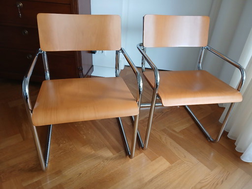 2x bauhaus stoelen