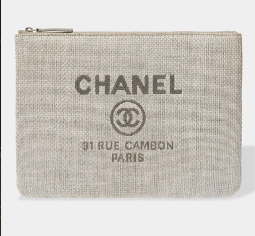 Sac CHANEL en Toile Gris - 103301