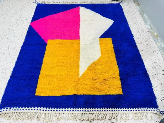 Alfombra tradicional bereber marroquí Atlas con coloridos diseños 2/3 M – Ahrend, Wool (photo 7 of 8)