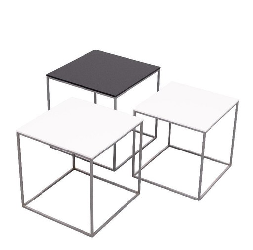 Nesting Tables model PK-71 designed by Poul Kjærholm. by E. Kold Christensen
