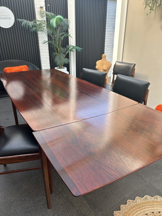 Image 1 of Erik Buch rosewood eetkamer set