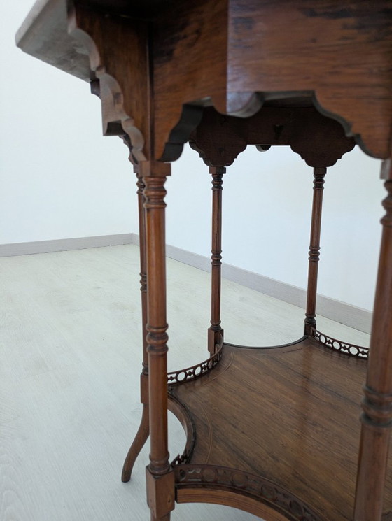 Image 1 of Coffee Table - Smoked - Octagonal Orientalism Sidetable