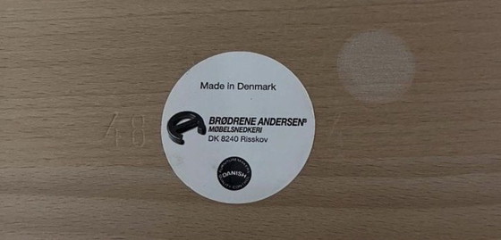 Image 1 of Danish design dining set oak table + 6 J.L. Møller chairs