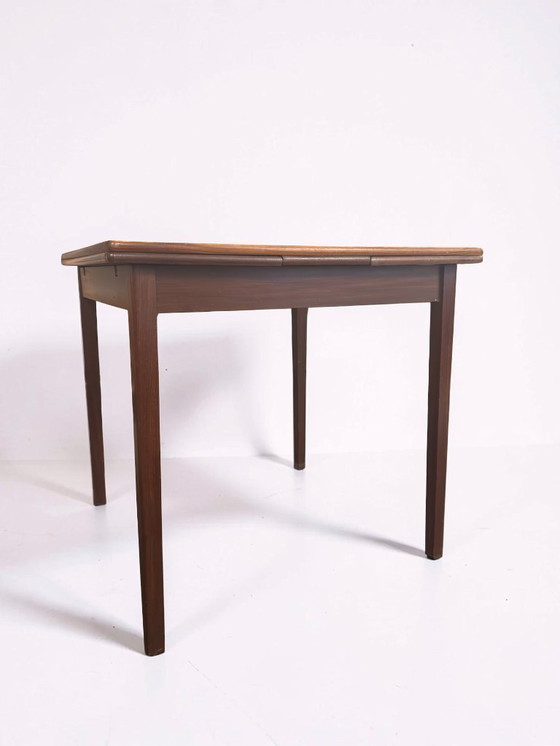 Image 1 of Vintage square extendable dining table