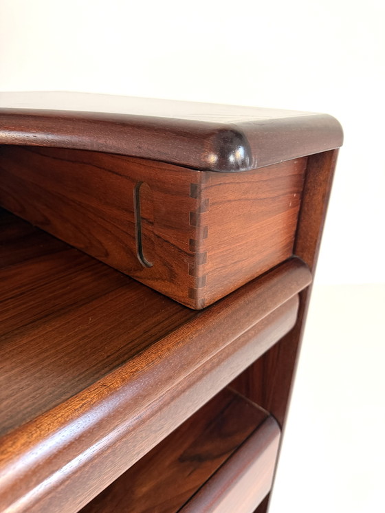 Image 1 of Set di 2 comodini vintage in palissandro, Skovby Møbelfabrik '70