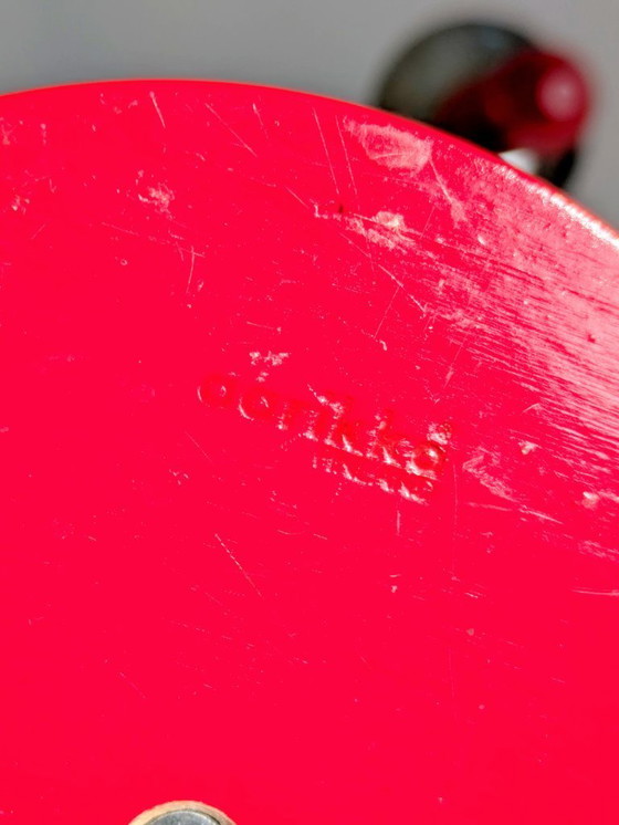 Image 1 of Vintage Aarikka Finland Rapsodia Red Candelabra | 1980s Scandinavian Design