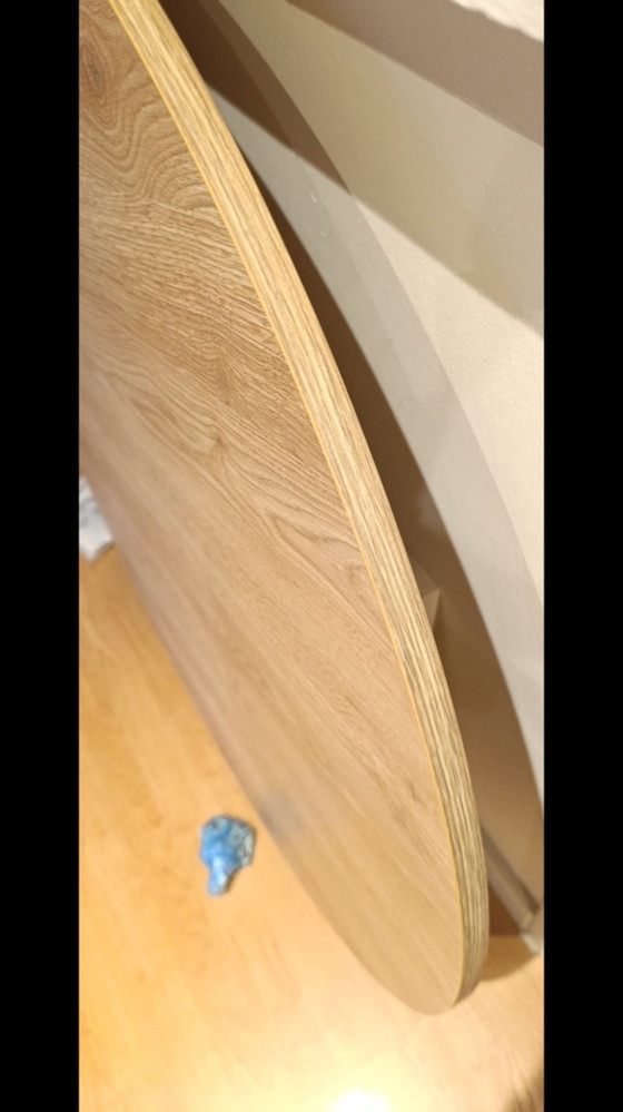 Piano tavolo rotondo Ikea 150 cm, spessore 18 mm, Tavoli da pranzo, MDF, Legno, Beige (foto 2 di 5)