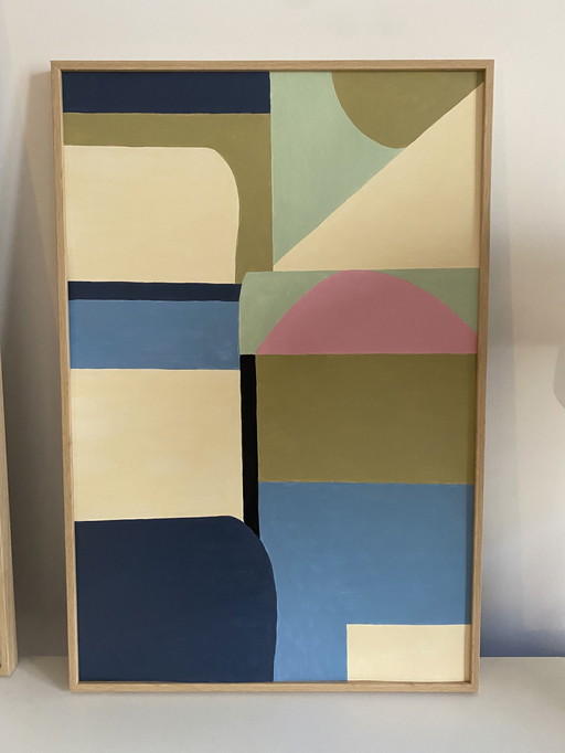 Handmade abstract painting
