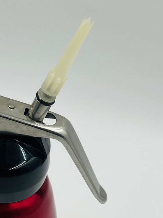 Siphon à chantilly vintage Mixi D, Accessoires de cuisine, Aluminium, Rouge (photo 5 sur 12)