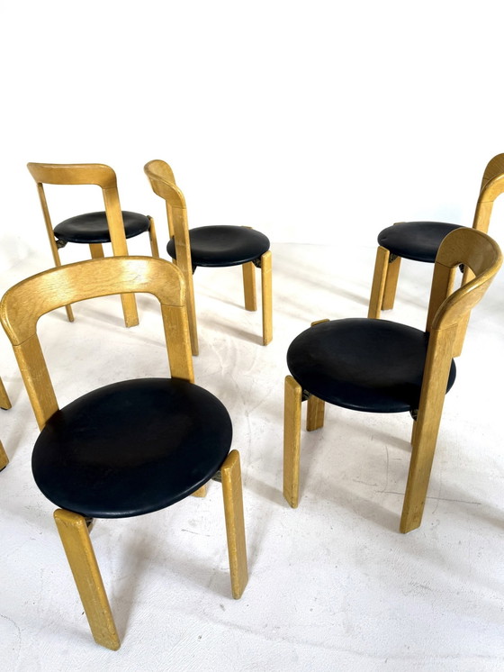 Image 1 of 8x Sedia Bruno Rey modello 33, Kusch & co '70