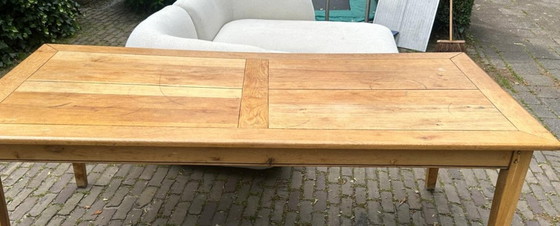 Image 1 of Robuuste eikenhouten eettafel - Perfect voor elk interieur