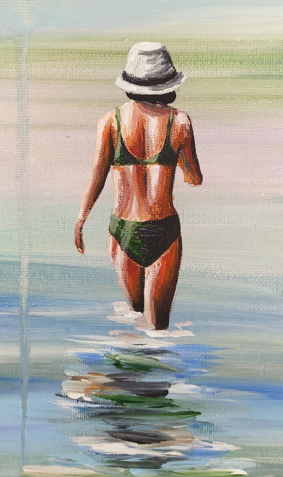 Della CAMILLERI - Water 2 - Artist's Painting – Paintings & Drawings, Canvas (photo 5 of 9)