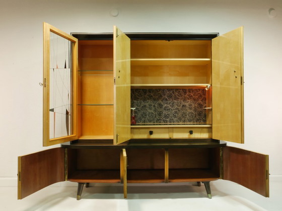 Image 1 of Credenza vintage con bancone bar, anni '50, Germania