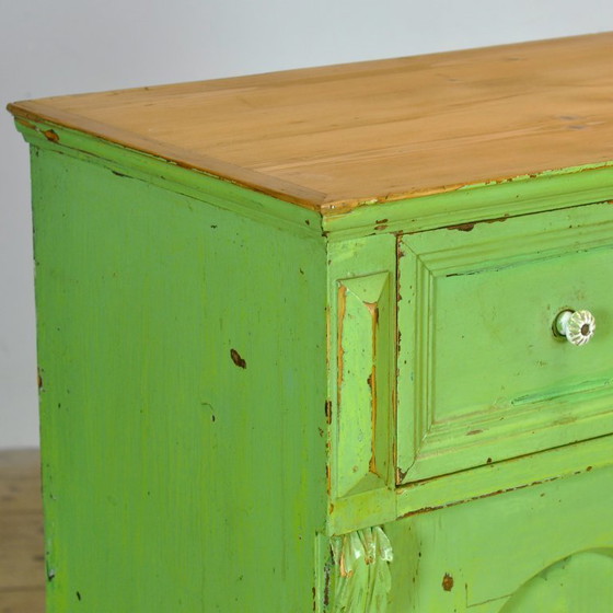 Image 1 of Antiek grenen dressoir, circa 1910