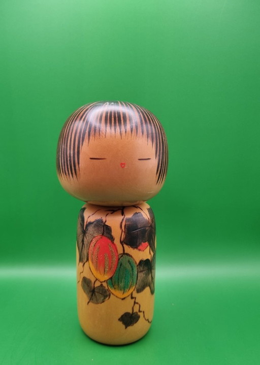 Zeldzame Kokeshi van Yuji Kawase (1938-)