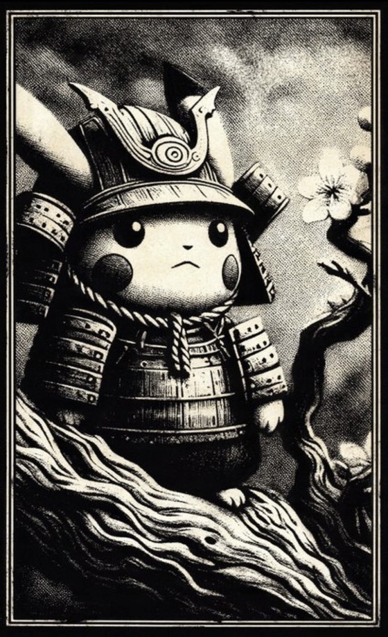 Image 1 of Kunstwerk Pikachu (Pokemon) Kein Bushido