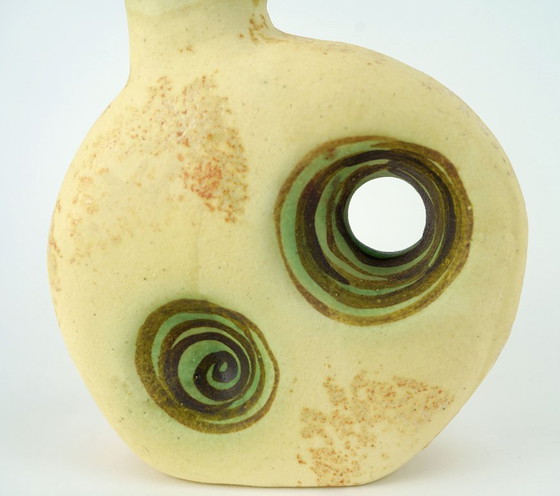 Image 1 of greek vintage VASE by nikos dazelidis, 1960s/70s, signed, sculptural form, space age