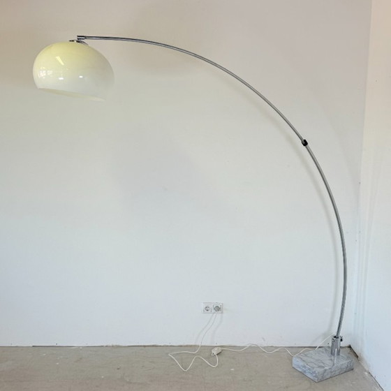 Space Age Arc Lamp – 70s – Sölken Leuchten / Reggiani Style – Floor lights, Chrome (photo 3 of 11)