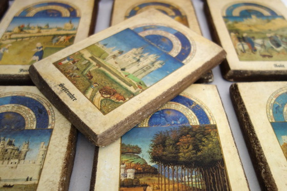 Image 1 of Curiosity: 12 calendar paintings from the Très Riches Heures of the Duc de Berry