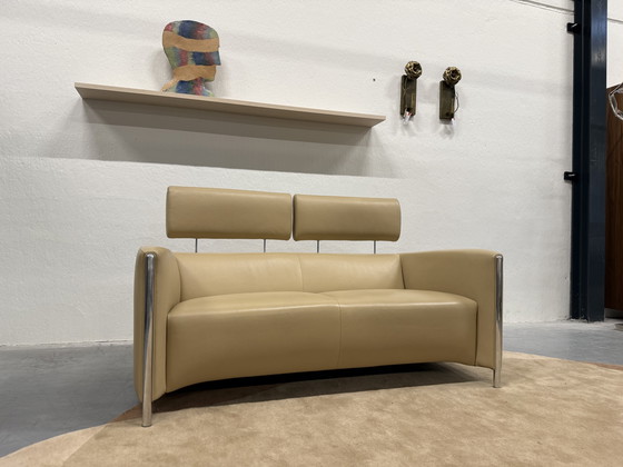 Image 1 of Leolux Goncharov Sofa 2.5 Seater Sahel Senso leather