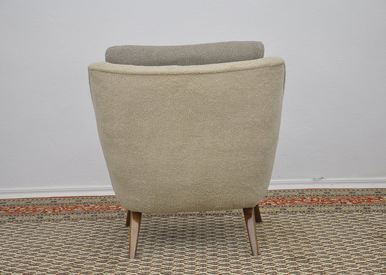 Image 1 of Mid Century Boucle Cocktail Leunstoel, 1960