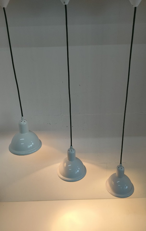 Image 1 of Vintage cascade ceiling lamp set (60/70'ies metal shades)