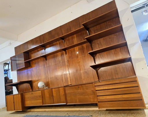 Poul Cadovius Royal System 60s Mid Century Teak Vintage Shelving Unit Wall Shelf System 