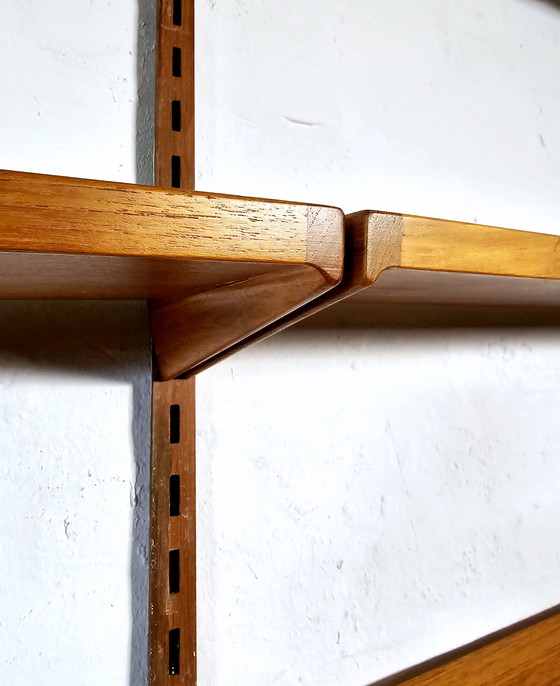 Image 1 of Kai Kristiansen wall shelf 60s 70s Vintage Teak Mid - Century
