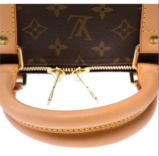 Image 1 of Sac LOUIS VUITTON Keepall en Toile Marron - 103439 Prix soldé