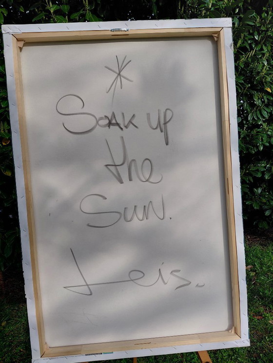 Image 1 of    'Soak up the sun' Mixed-Media Collage by Teis Albers