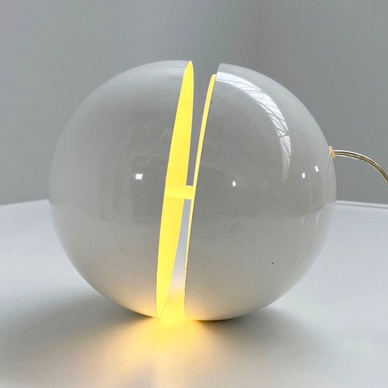 Image 1 of White Sphera Table Lamp by Andrea Modica for Lumess, 1970s