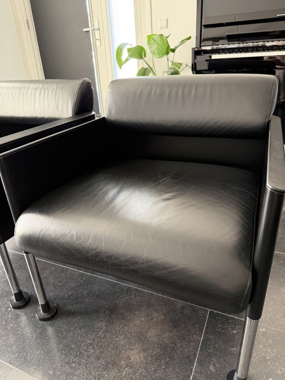 2 sedie Rosenthal Folio di Cini Boeri – Poltrone, Leather, Metal (photo 4 of 8)