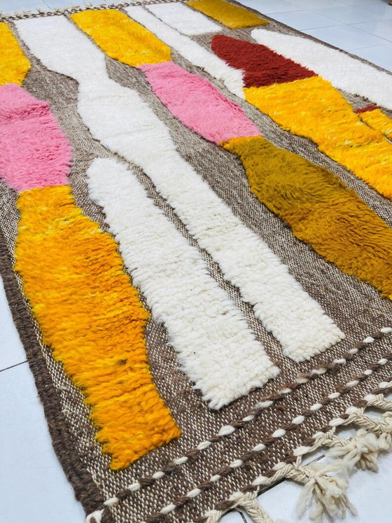 Traditioneel Marokkaans Wollen Vloerkleed 140/260cm – Vloerkleden en tapijten, Wool (photo 4 of 9)