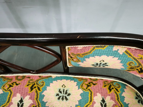 Image 1 of Sofá modernista estilo Fledermaus de Josef Hoffmann, años 30